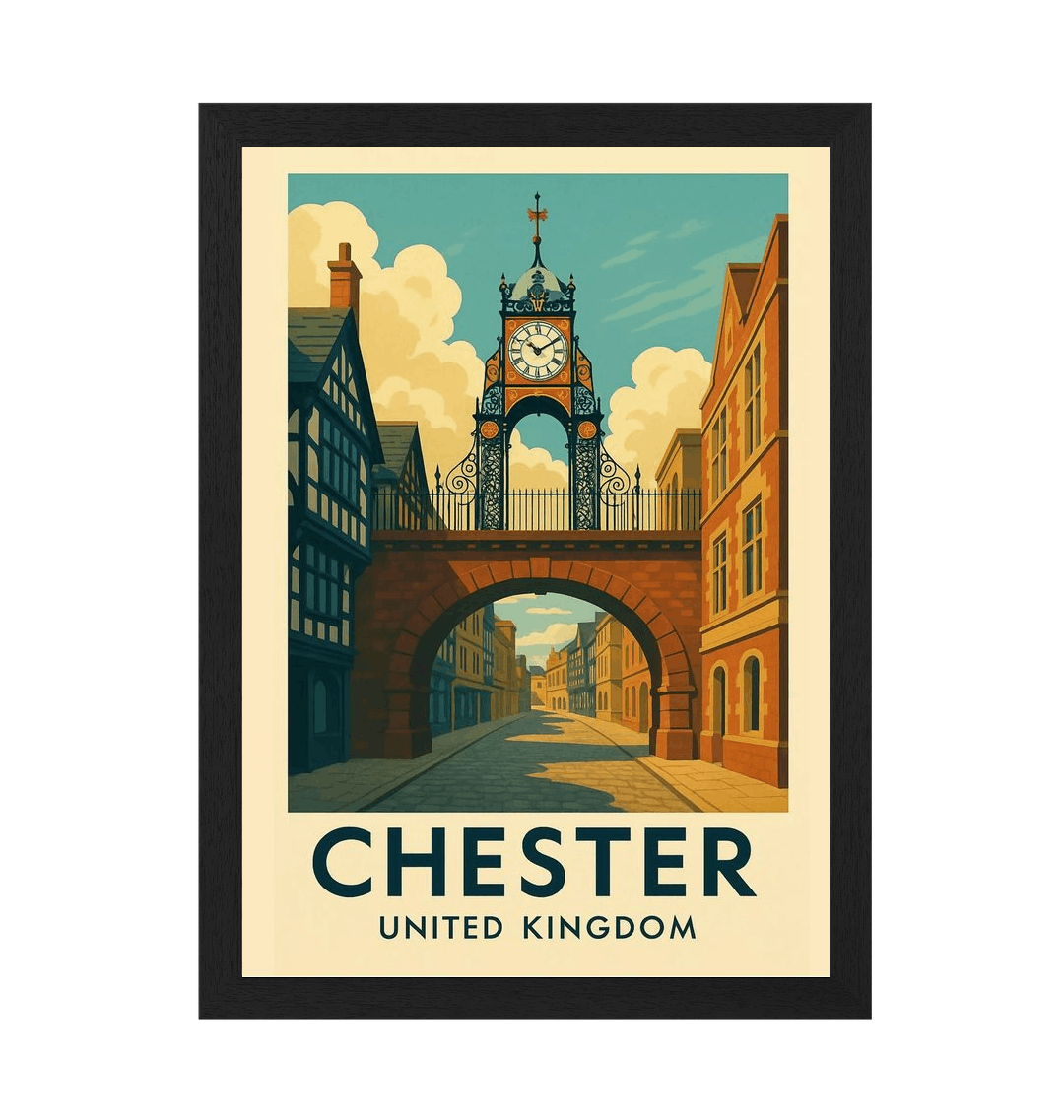 Black Frame Framed art print