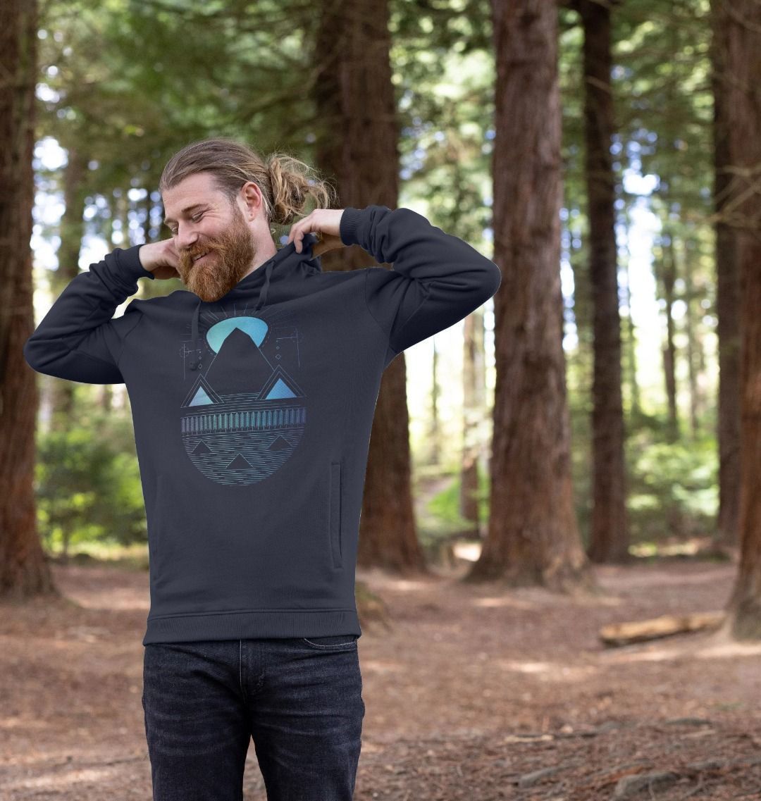 Men's Hoodie - Pyramid