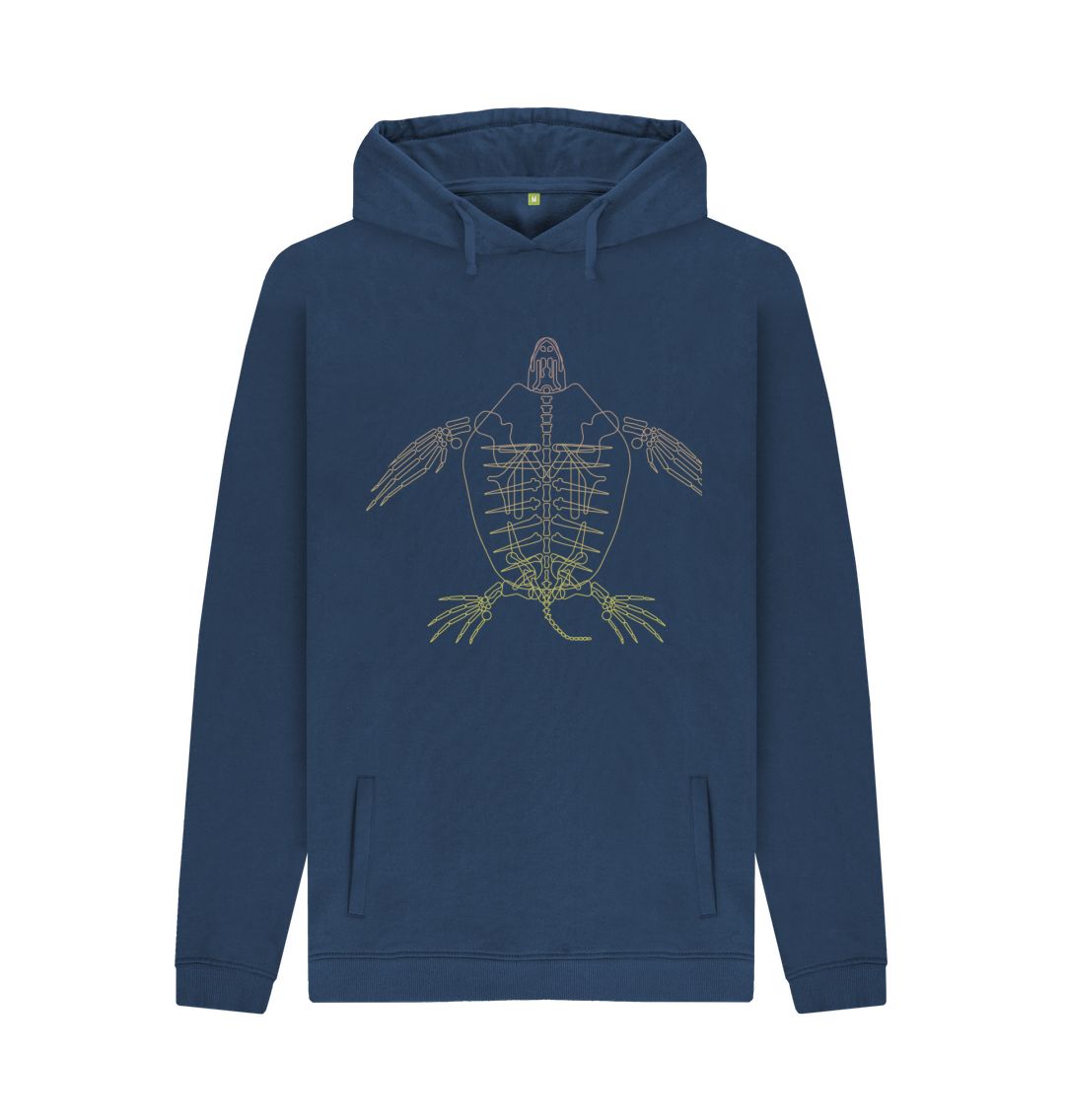 Navy Men's Turtle Skeleton Hoodie