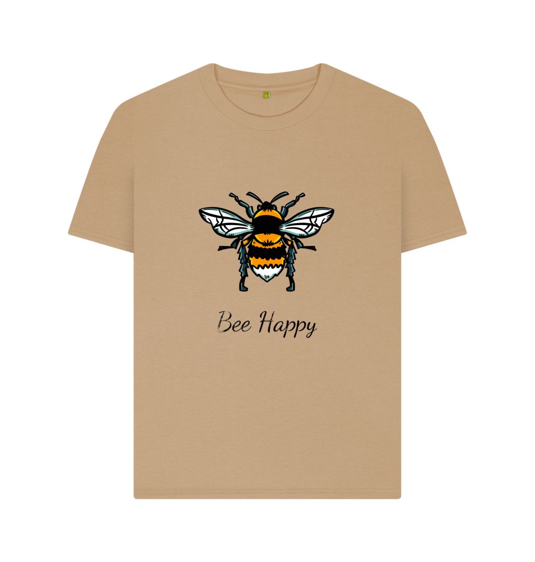 Sand Women's T-Shirt - Bee Happy