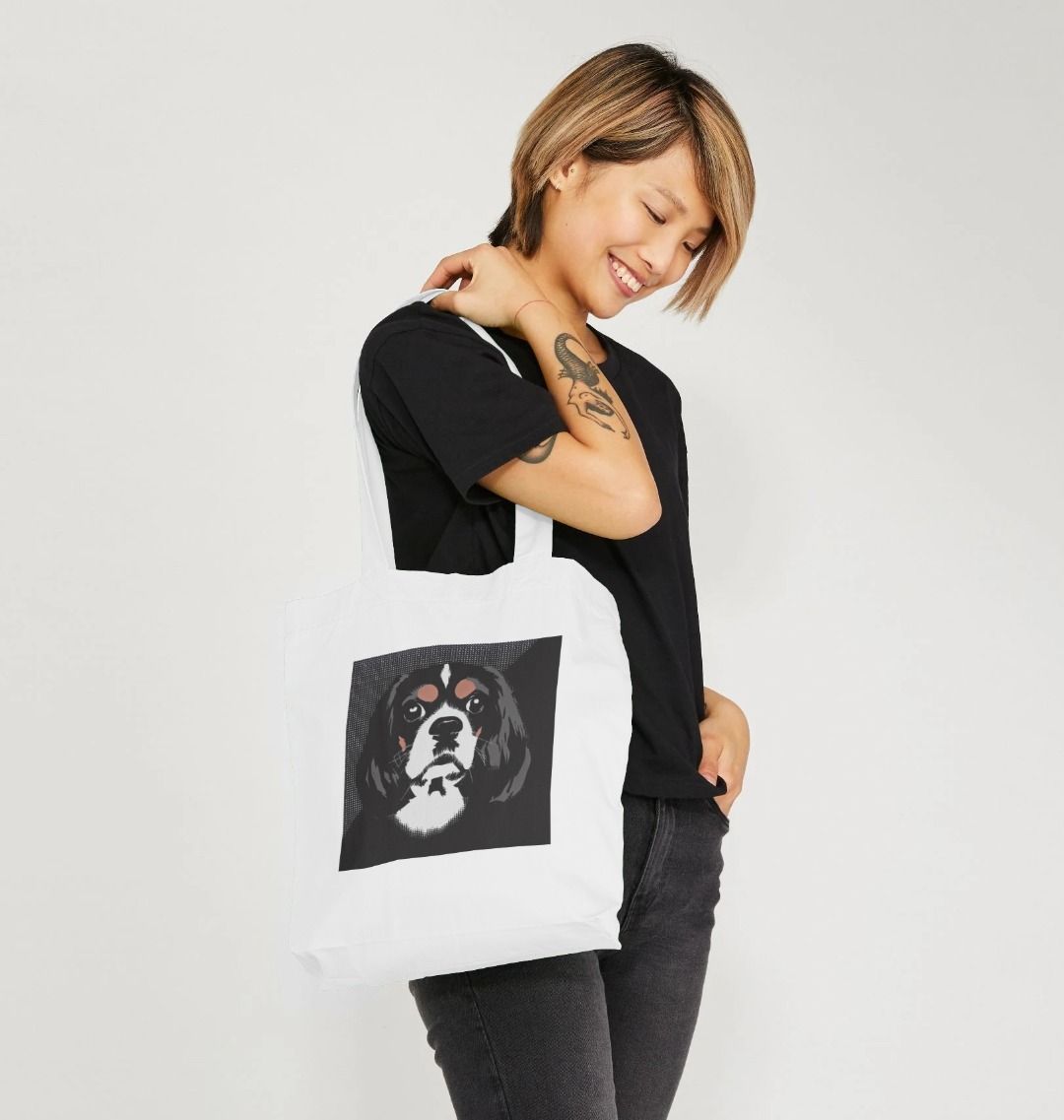 King Charles Cavalier Tote Bag