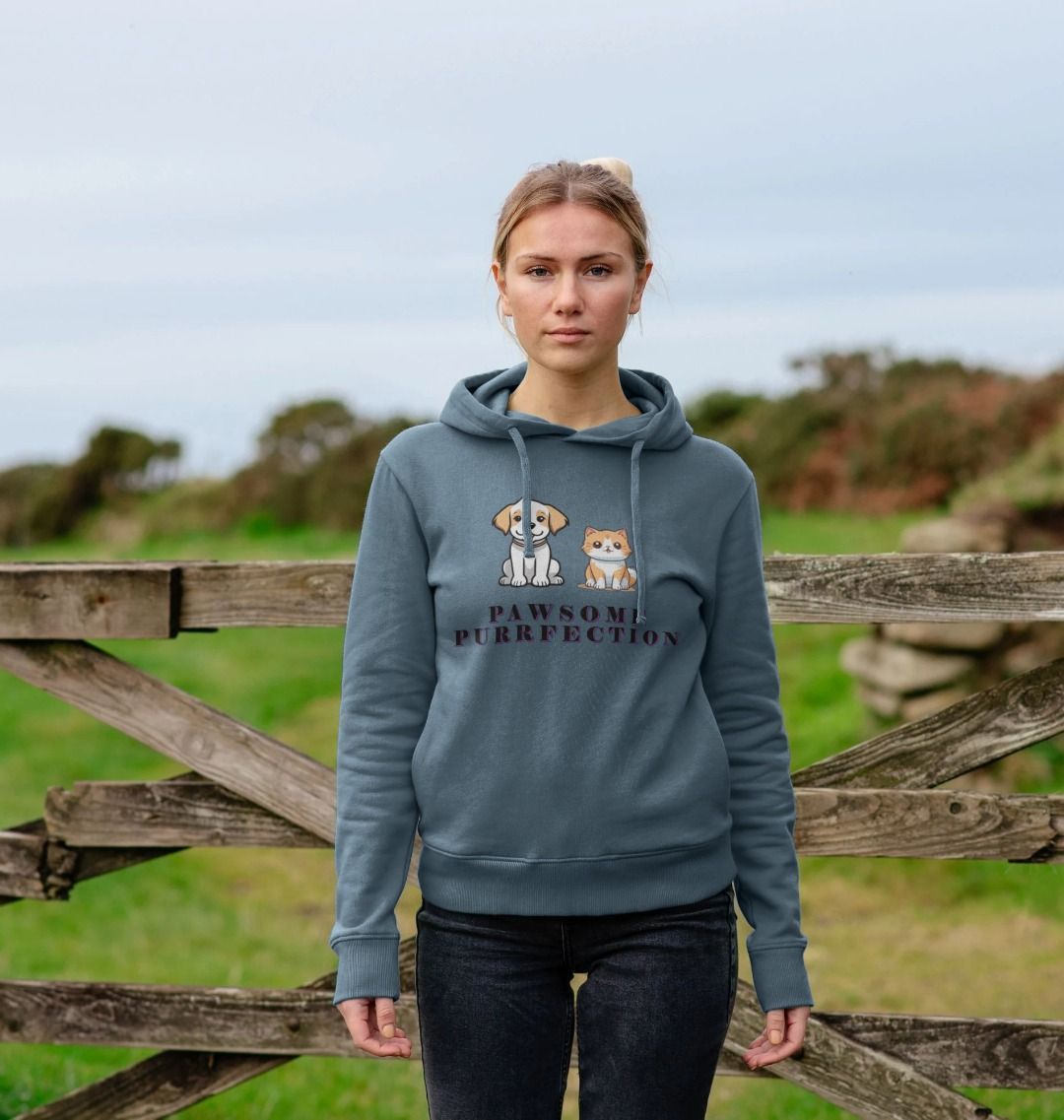 Pawsome Purrfection Womens Hoodie