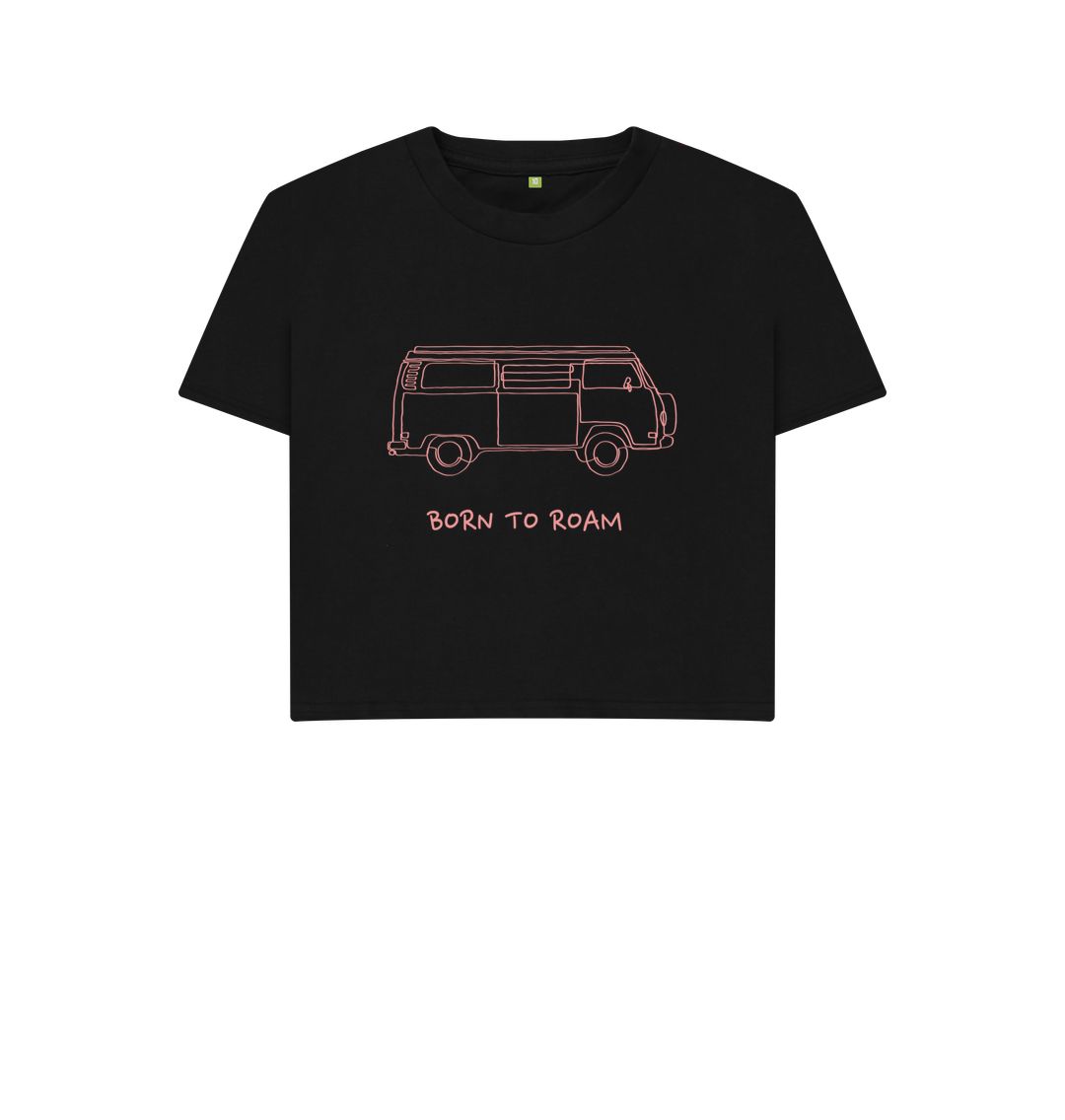 Black Women's T-Shirt - Born To Roam
