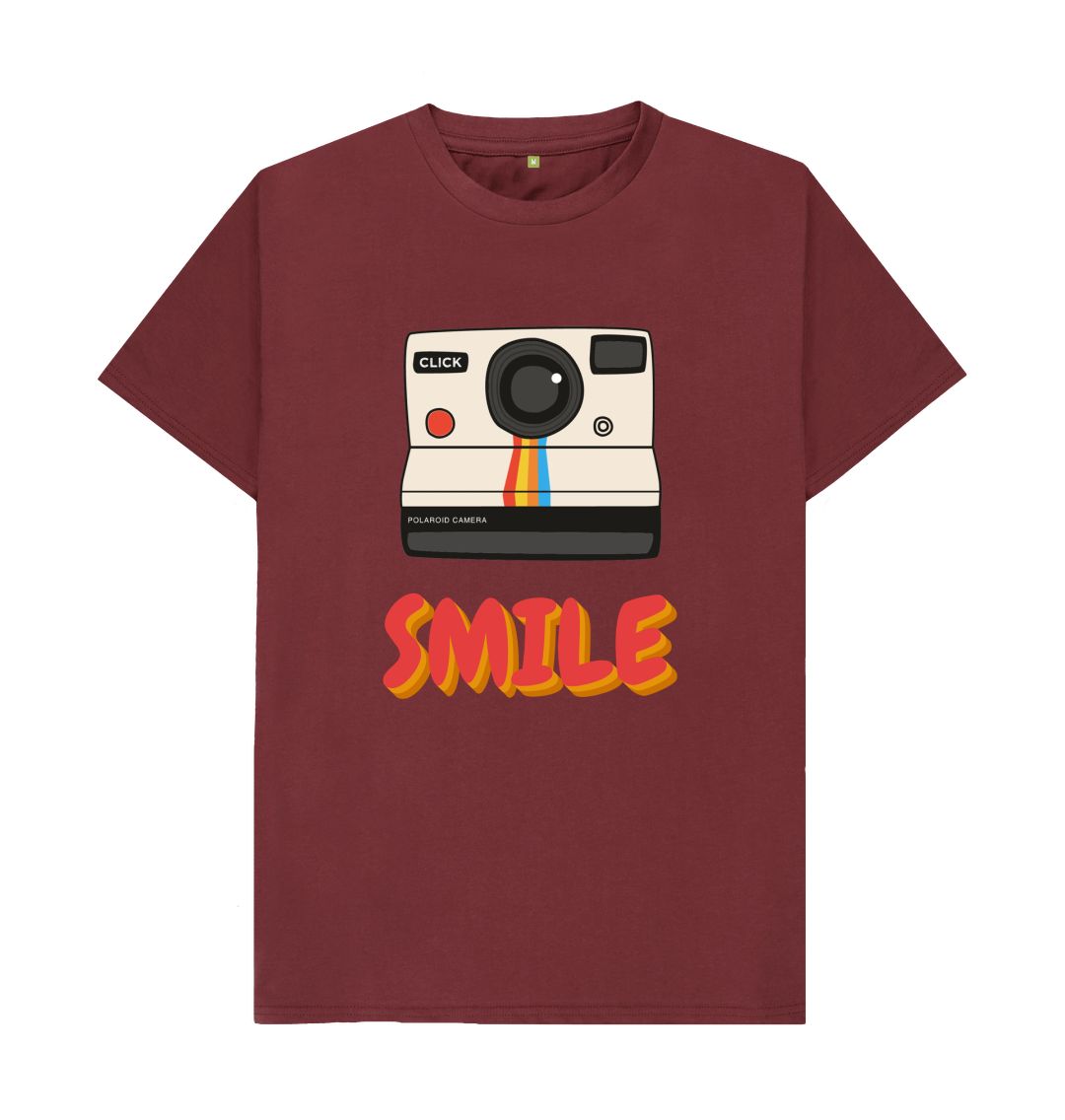 Red Wine Men's - T-Shirt - Polaroid