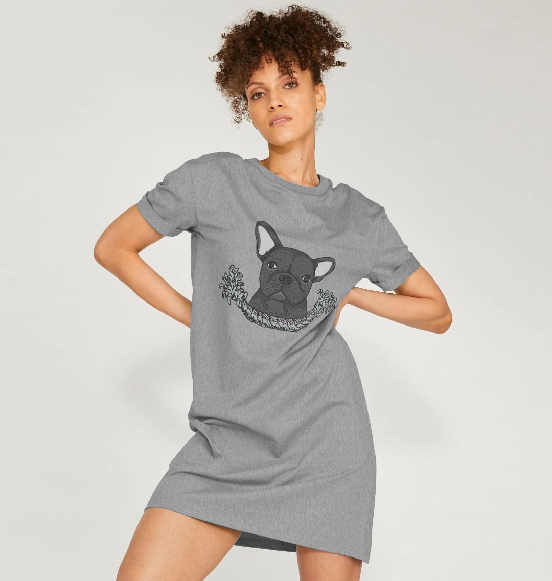 Women's French Bulldog Dress Tee