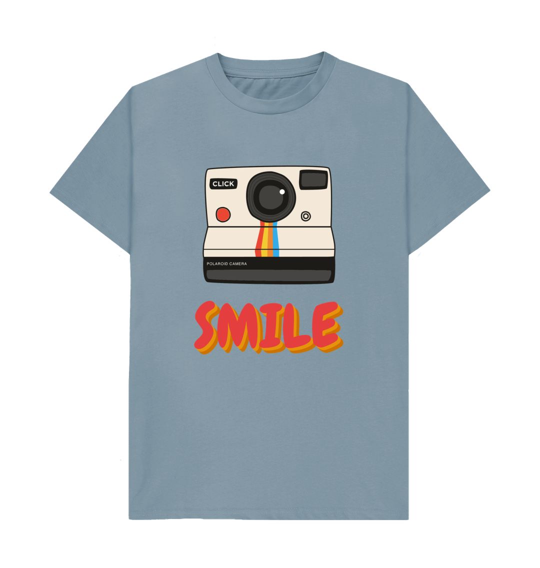 Stone Blue Men's - T-Shirt - Polaroid