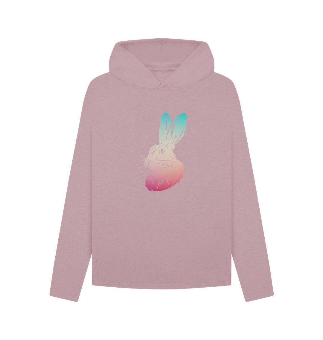 Mauve Women's Hoodie - The Hare