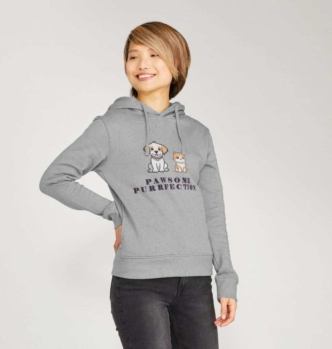Pawsome Purrfection Womens Hoodie