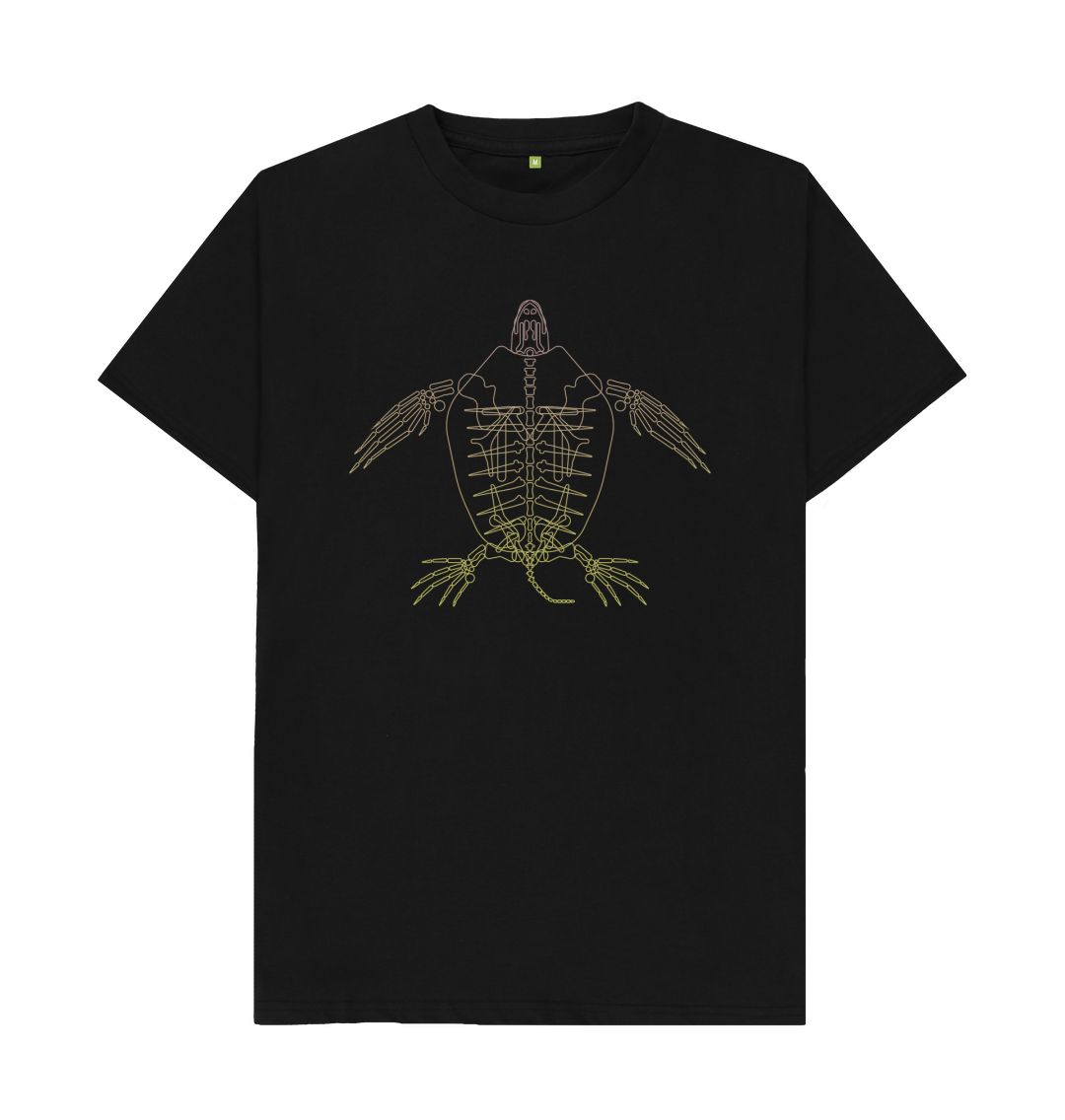 Black Turtle Skeleton T-Shirt