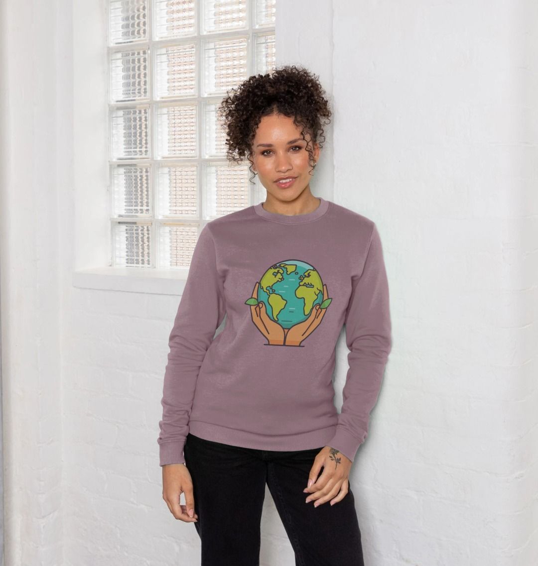 Women's Crew Neck Sweater - In Our Hands