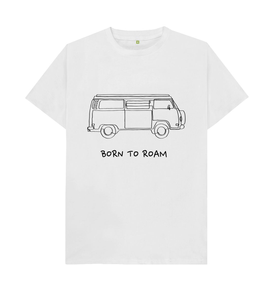 White Men's T-Shirt - Born To Roam