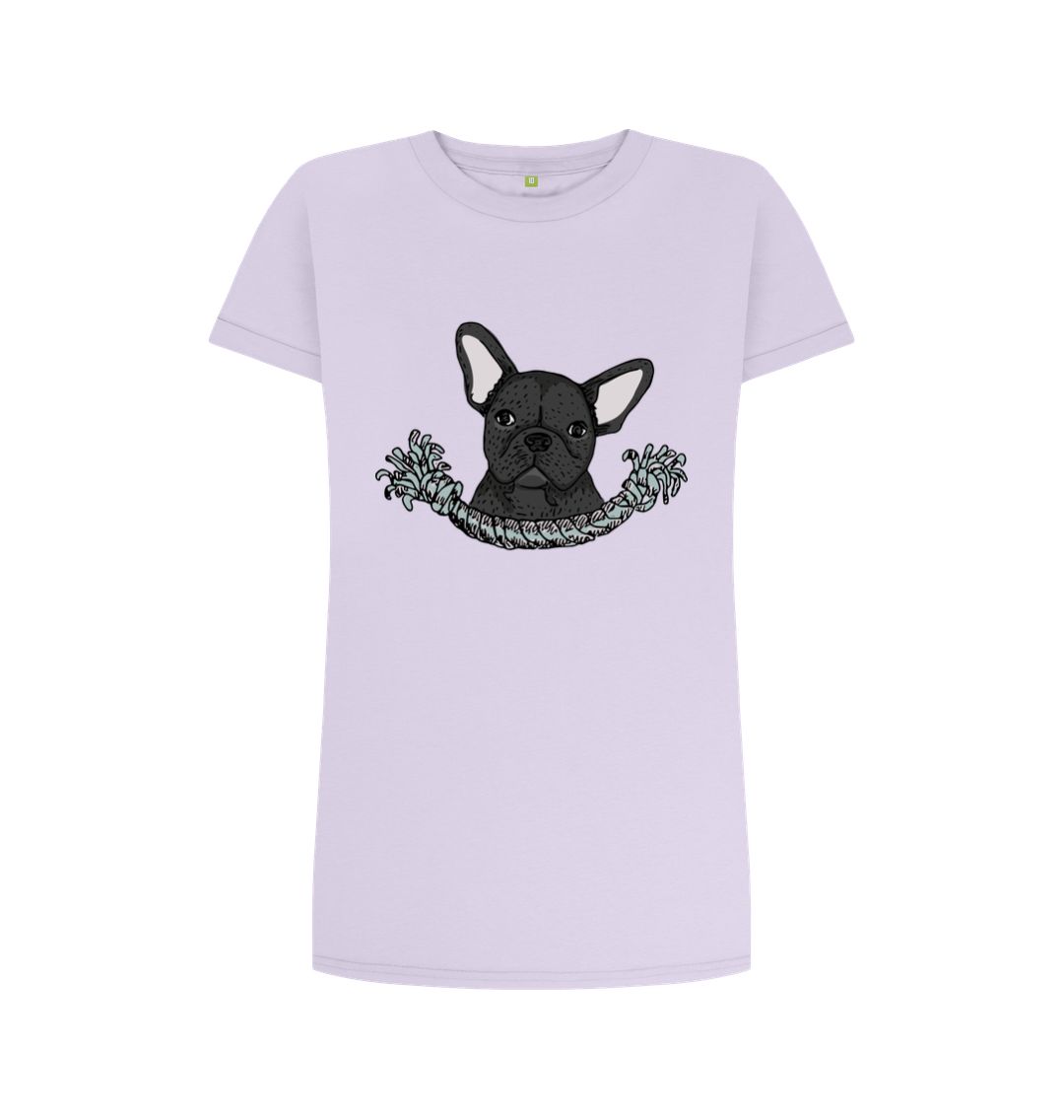 Violet Women's French Bulldog Dress Tee