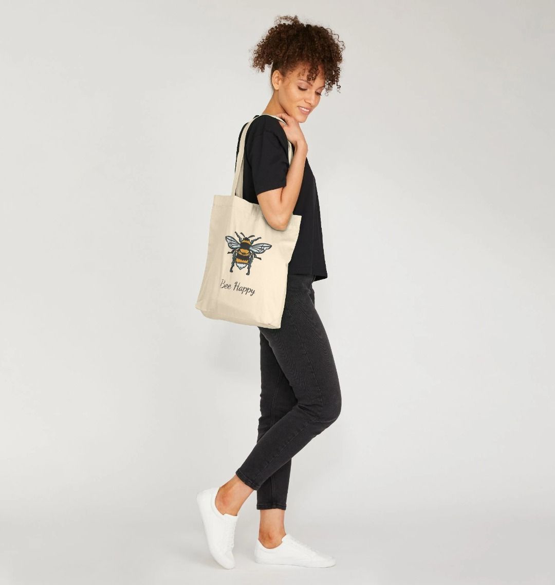Bee Happy Tote Bag